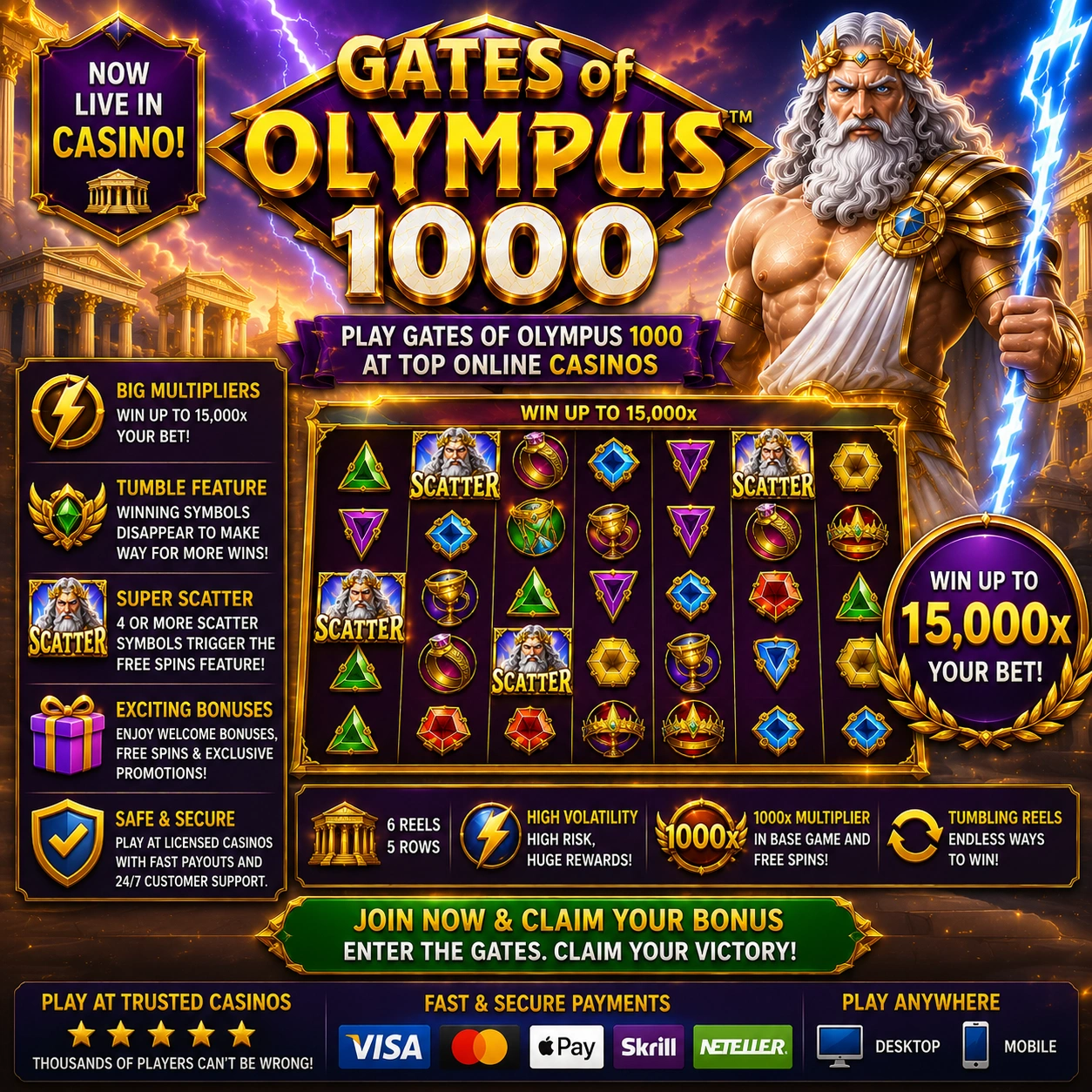 Gates of Olympus 1000 Casino
