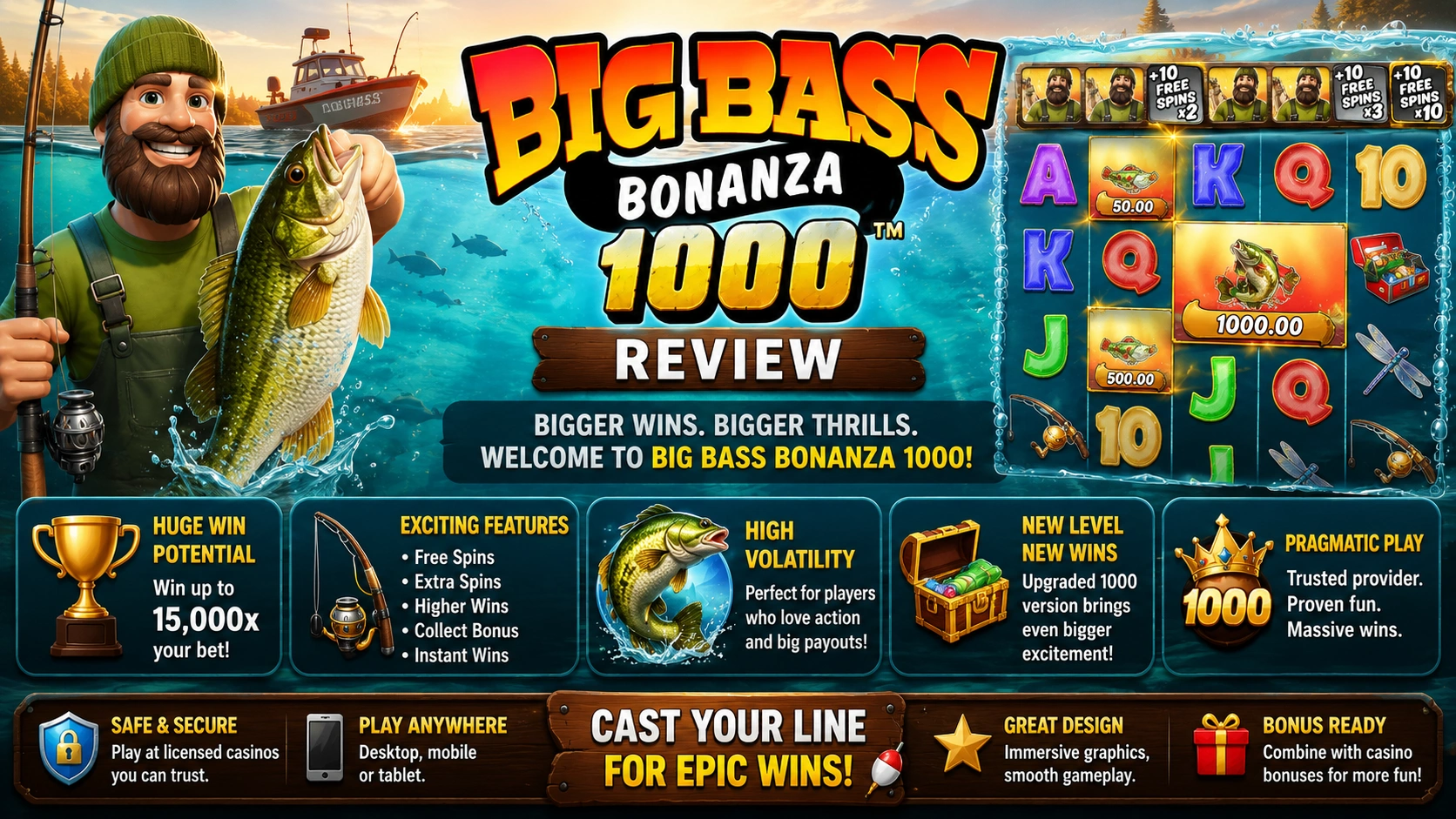Big Bass Bonanza 1000 Review