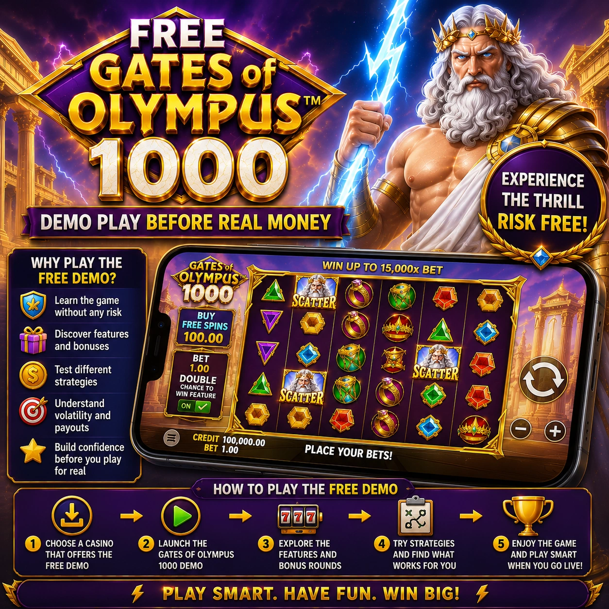 Free Gates of Olympus 1000: Demo Play Before Real Money