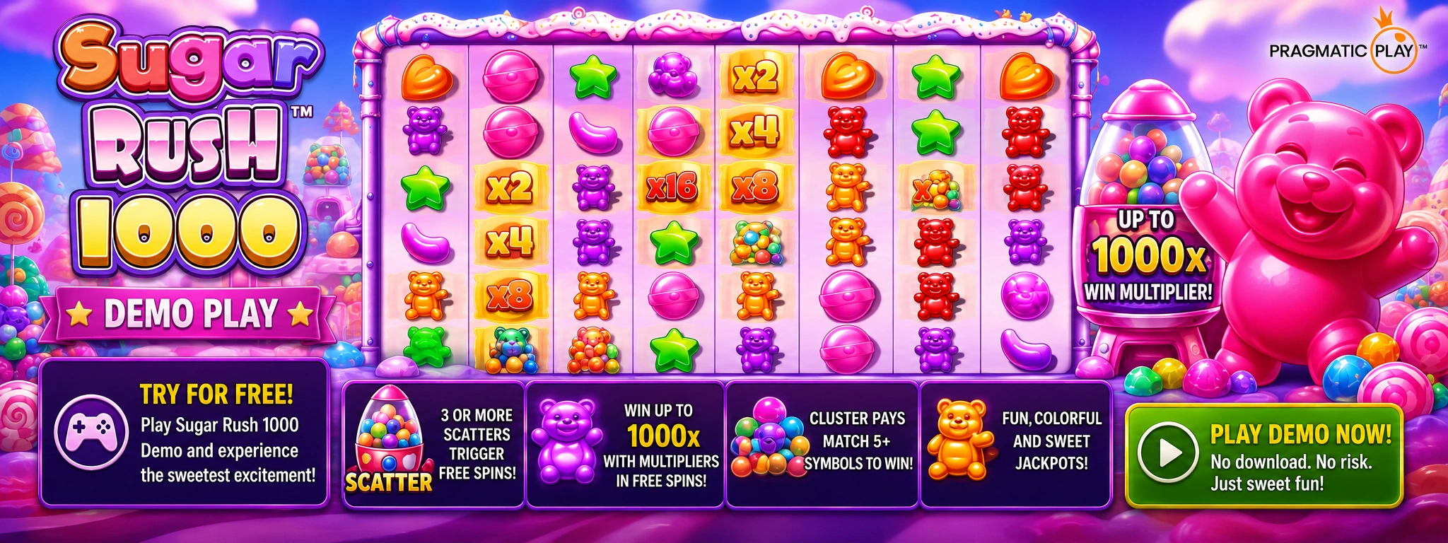 Sugar Rush 1000 Demo Play