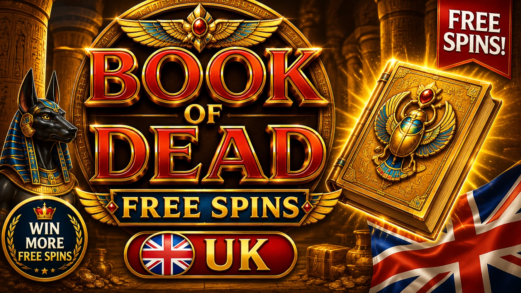 Book of Dead Free Spins UK: What's Available in 2026