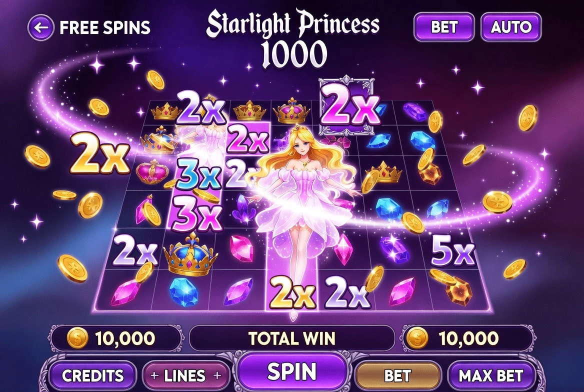 Starlight Princess 1000 free spins
